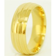 Aliança em Ouro Amarelo 18k com Ótimo Preço